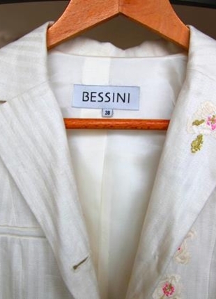 m Beden çeşitli Renk Bessini marka keten ceket