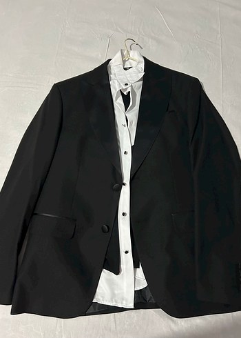SMOKİN Siyah Erkek Takım Ceketi - Görsel 2