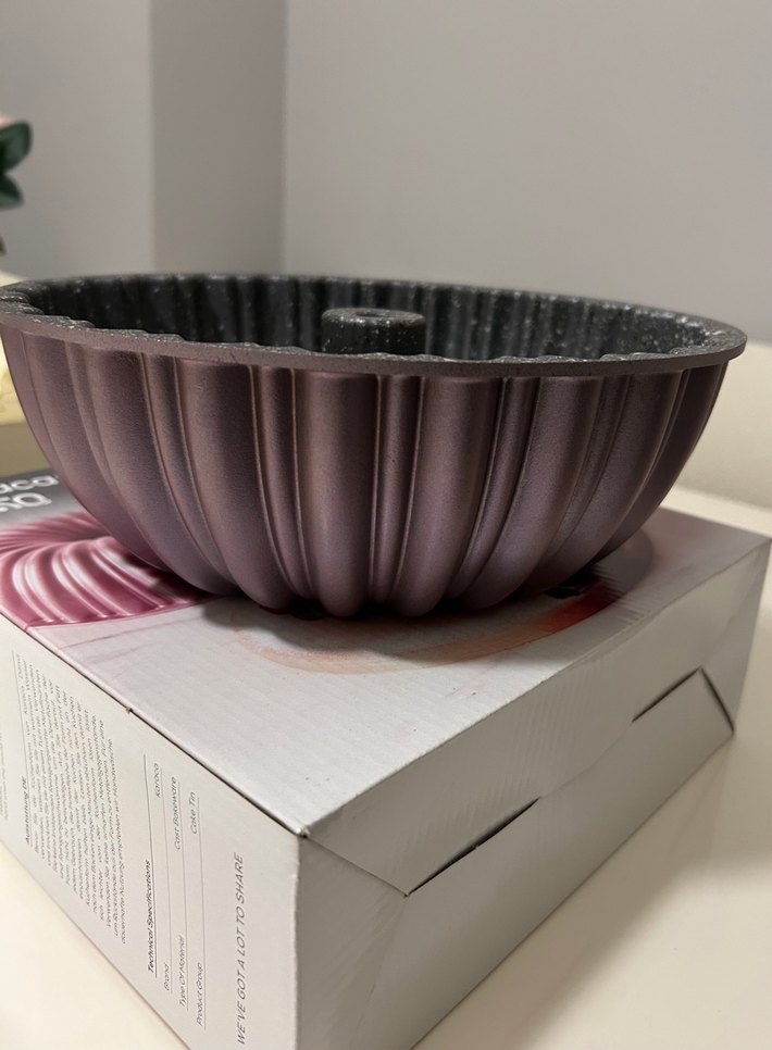 Döküm Bordo Kek Kalıbı - Görsel 3