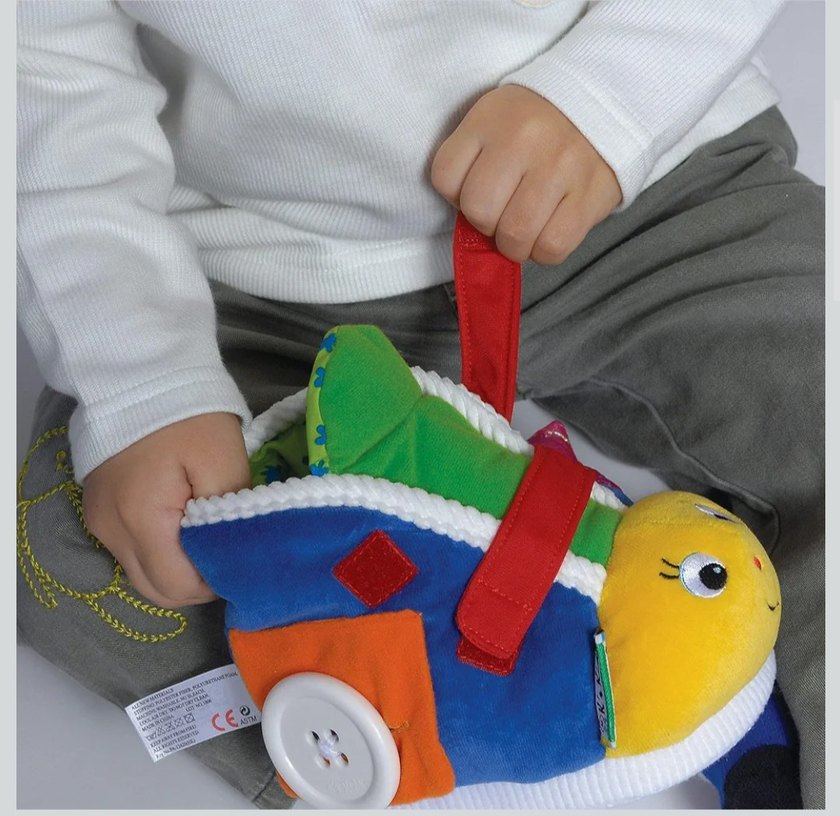 Renkli Nakışlı Bebek Panduf - Görsel 2