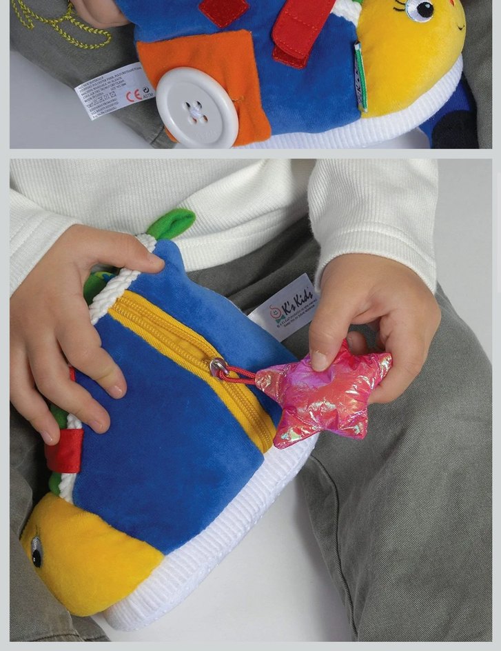 Renkli Nakışlı Bebek Panduf - Görsel 3