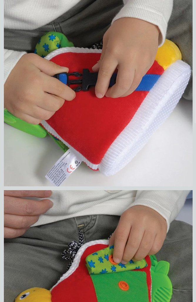 Renkli Nakışlı Bebek Panduf - Görsel 4