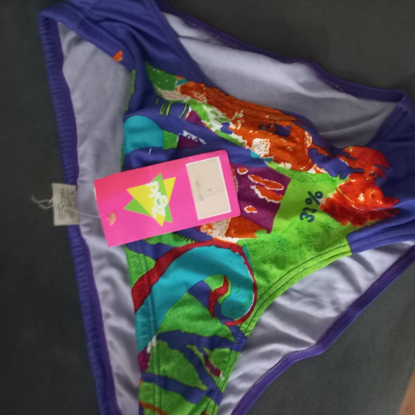 Renkli Desenli Bağcıklı Erkek Mayo - Görsel 2