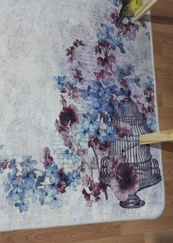 Bohem Desenli Gri Halı - Görsel 3