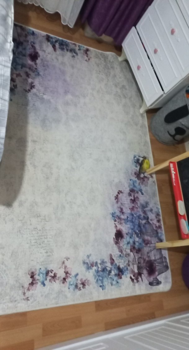 Bohem Desenli Gri Halı - Görsel 2