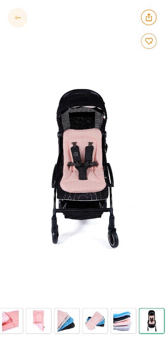 Puset ve Bebek Arabası Minderi - Görsel 5