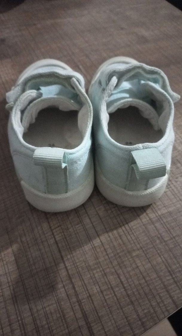 Açık Mavi Unisex Çocuk Cırt Cırtlı Spor Ayakkabı - Görsel 3