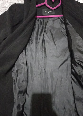 Siyah Midi Kaban - Görsel 4