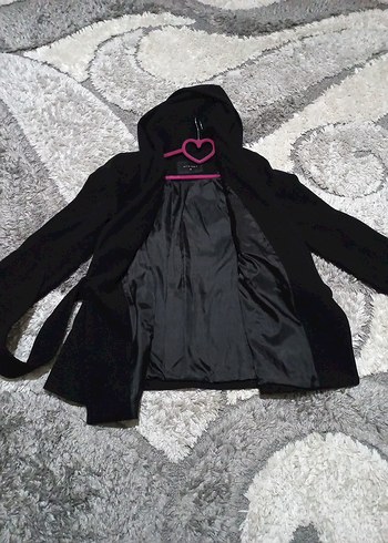 Siyah Midi Kaban - Görsel 7