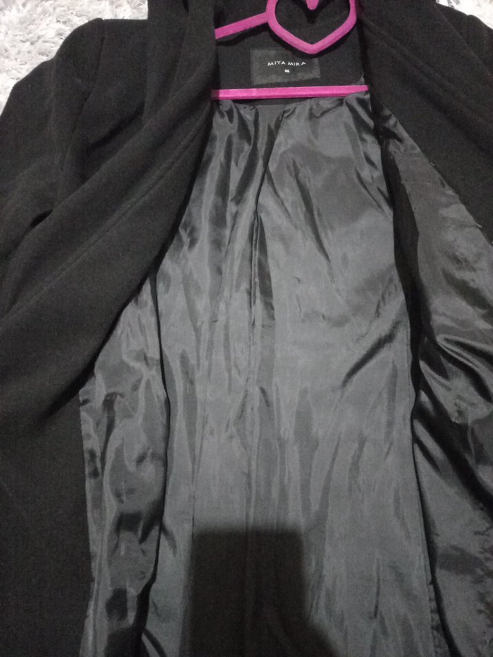 Siyah Midi Kaban - Görsel 4