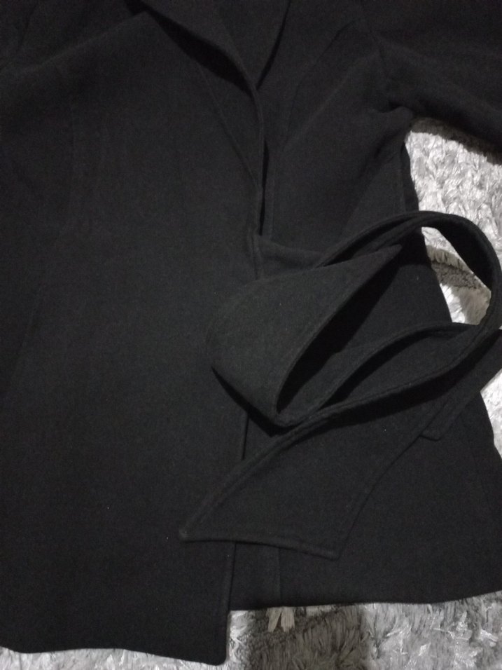 Siyah Midi Kaban - Görsel 3