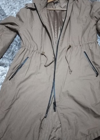 Kadın Bej Oysho Yağmurluk - Görsel 5