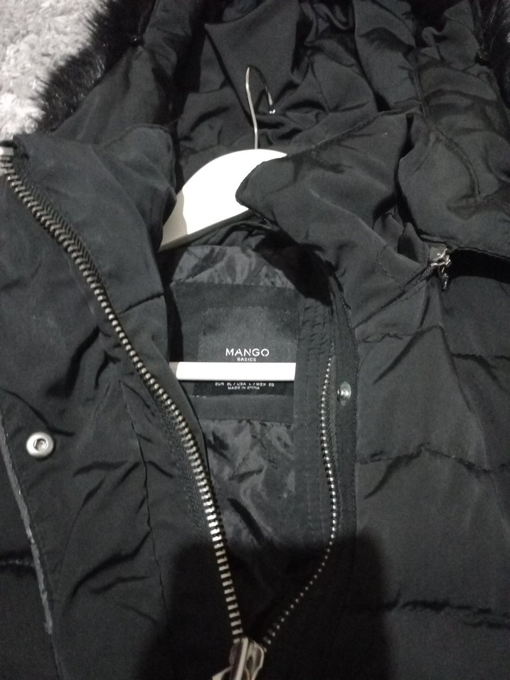 Siyah Kemerli Midi Kadın Kış Montu - Görsel 5