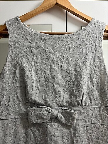 38 Beden H&M Gri kısa elbise