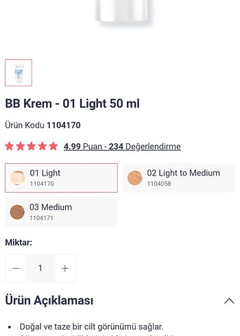 Farmasi Light BB Krem ve microfilling blonde - Görsel 2