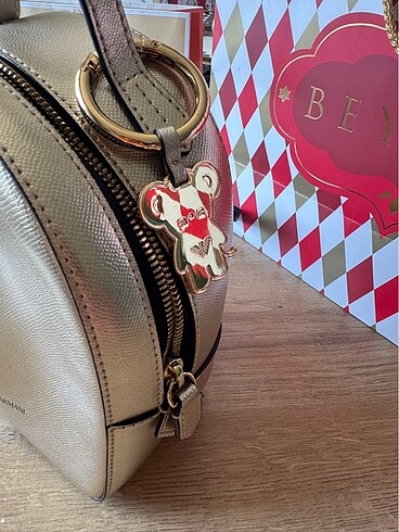 Beden altın Renk Emporio Armani orj çanta