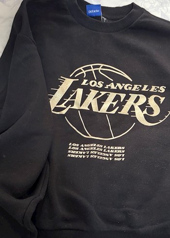 DeFacto Los Angeles Lakers Baskılı Sweatshirt - Görsel 3