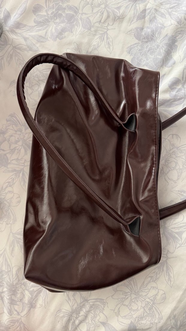 Kahverengi Deri Kadın Çanta - Görsel 2