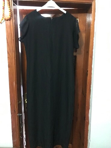Siyah kumaş elbise