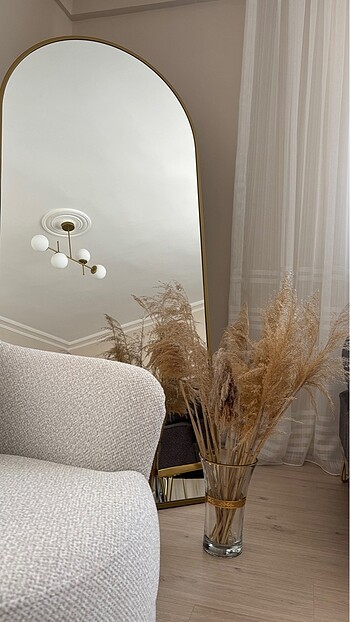 Ikea Demet Pampas grass ithal pofuduk çiçek süs bohem kuru ot