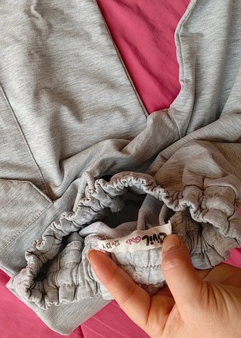 Gri  Rahat Kesim Eşofman Altı - Görsel 3