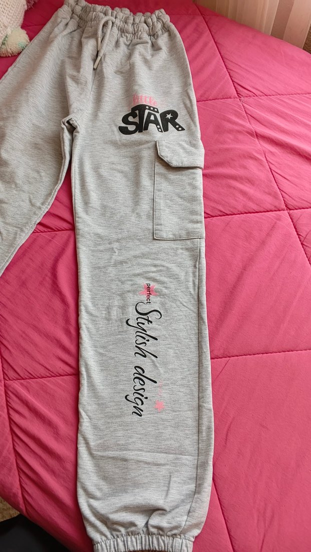 Gri  Rahat Kesim Eşofman Altı - Görsel 2