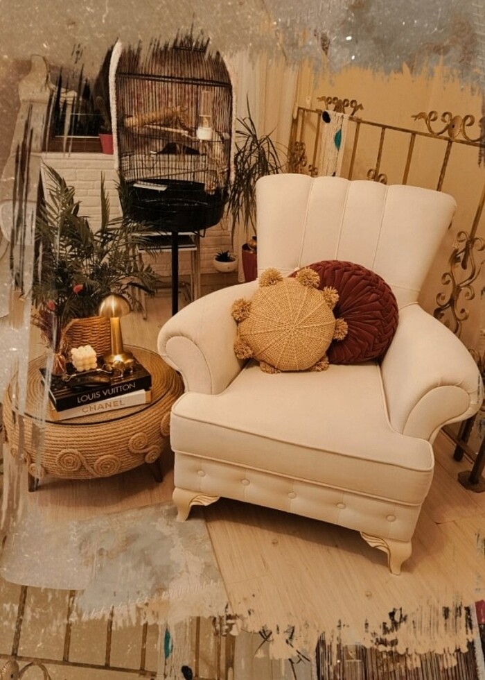 Retro kırlent  - Görsel 3