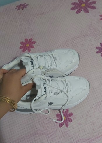 36 Beden U.S. Polo Assn. Beyaz Kadın Sneaker