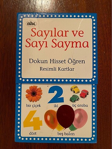 Eğitici kartlar: Sayılar ve Sayı Sayma - Dokun hisset öğren resi