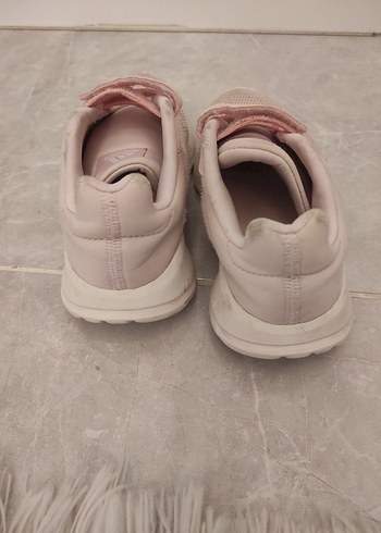 Kız Çocuk Pembe Cırt Cırtlı Spor Ayakkabı - Görsel 3