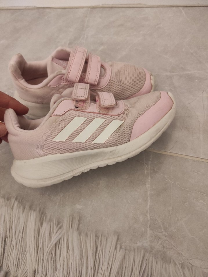 Kız Çocuk Pembe Cırt Cırtlı Spor Ayakkabı - Görsel 2