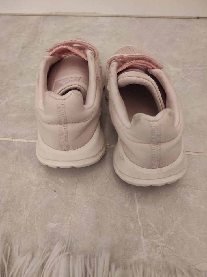 Kız Çocuk Pembe Cırt Cırtlı Spor Ayakkabı - Görsel 3