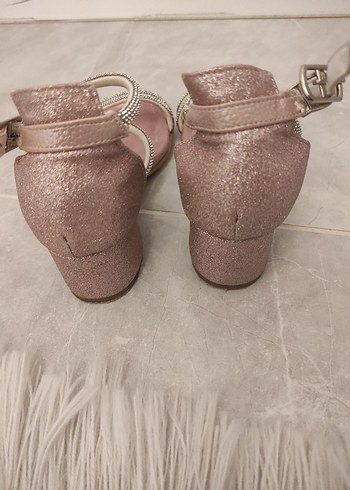 Pembe Topuklu Abiye Ayakkabı - Görsel 3