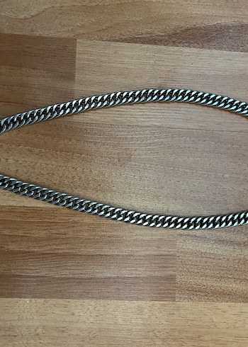 Gumus Zincir Kolye Siklik Ve Modern Stil