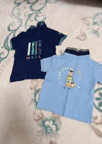 Erkek Çocuk Renkli Düğmeli Polo Tişört - Görsel 2