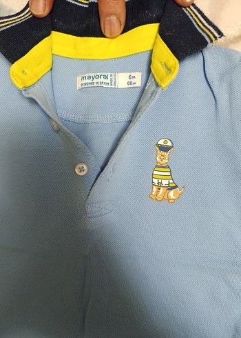 Erkek Çocuk Renkli Düğmeli Polo Tişört - Görsel 4