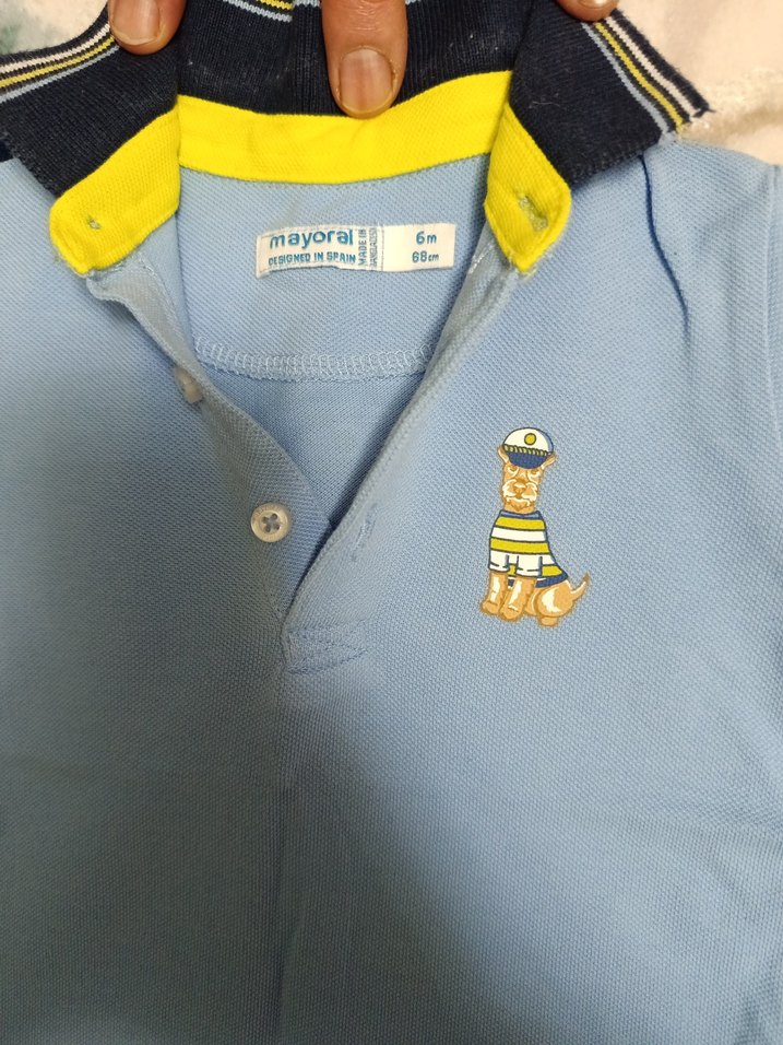 Erkek Çocuk Renkli Düğmeli Polo Tişört - Görsel 4