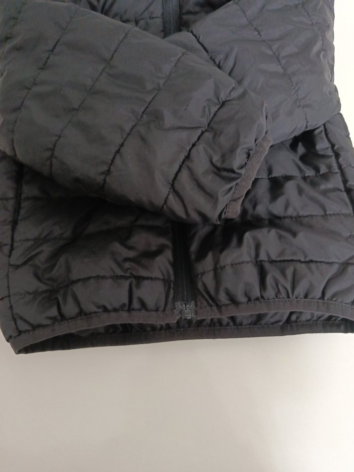 Kapüşonlu Siyah Erkek Çocuk Mont - Görsel 4