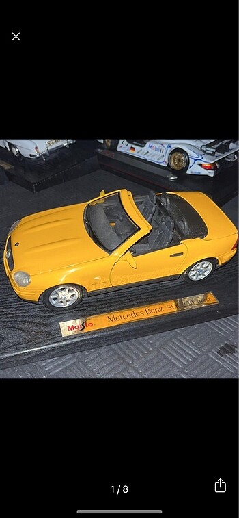 Mercedes benz SLK230 maisto retro araba