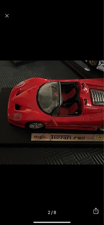  Ferrari F50 Maisto maket retro araba