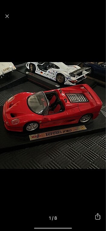 Ferrari F50 Maisto maket retro araba