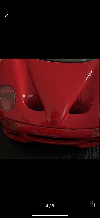  Beden Renk Ferrari F50 Maisto maket retro araba