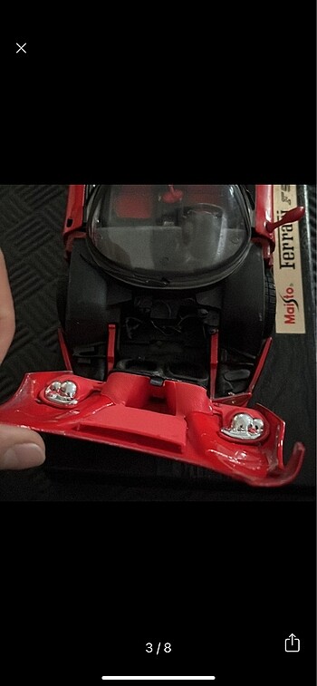  Beden Ferrari F50 Maisto maket retro araba