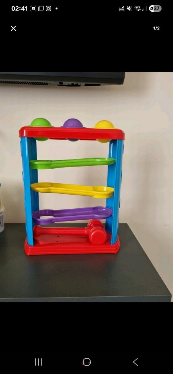 Renkli Eğitici Top Oyuncağı - Görsel 2