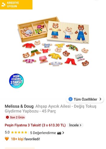 Renkli Ahşap Ayıcık Yapbozu - Görsel 4