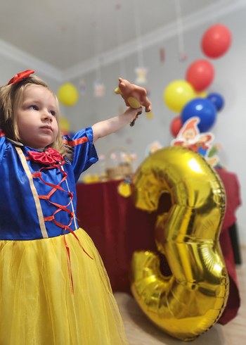 Pamuk prenses kostüm 4 yaş - Görsel 2