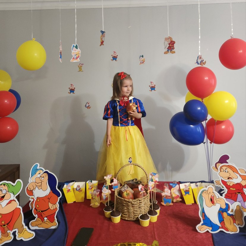 Pamuk prenses kostüm 4 yaş - Görsel 3