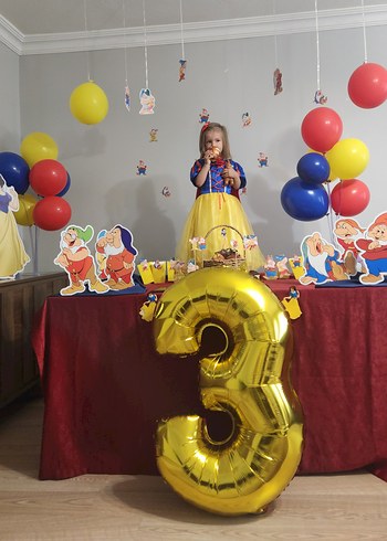 Pamuk Prenses ayaklı pano büyük boy - Görsel 2