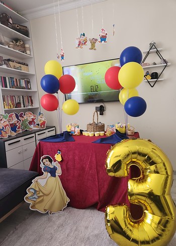 Pamuk Prenses ayaklı pano büyük boy