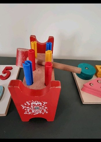 Renkli Ahşap Sayılar Eğitici Oyuncak - Görsel 3